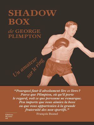 cover image of Shadow Box--Un amateur sur le ring